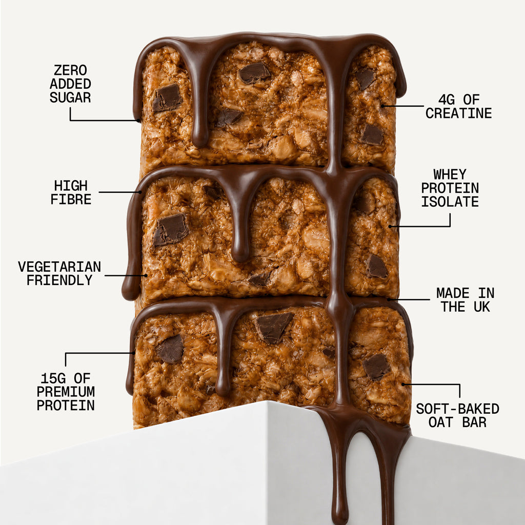 Cookie Dough Protein + Creatine Oat Bar (12 x 68g)