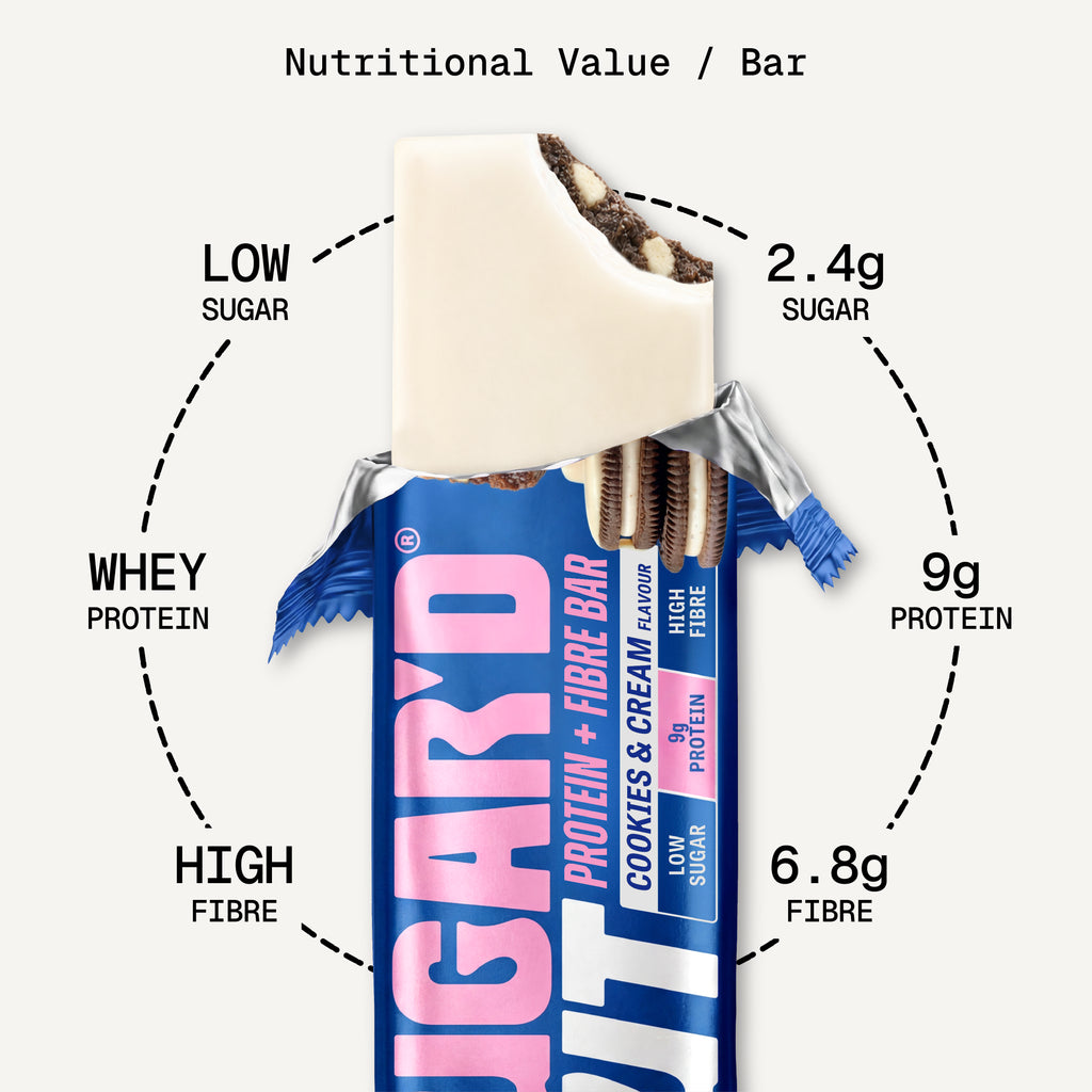 Cookies & Cream Protein + Fibre Oat Bar (15 x 62g)