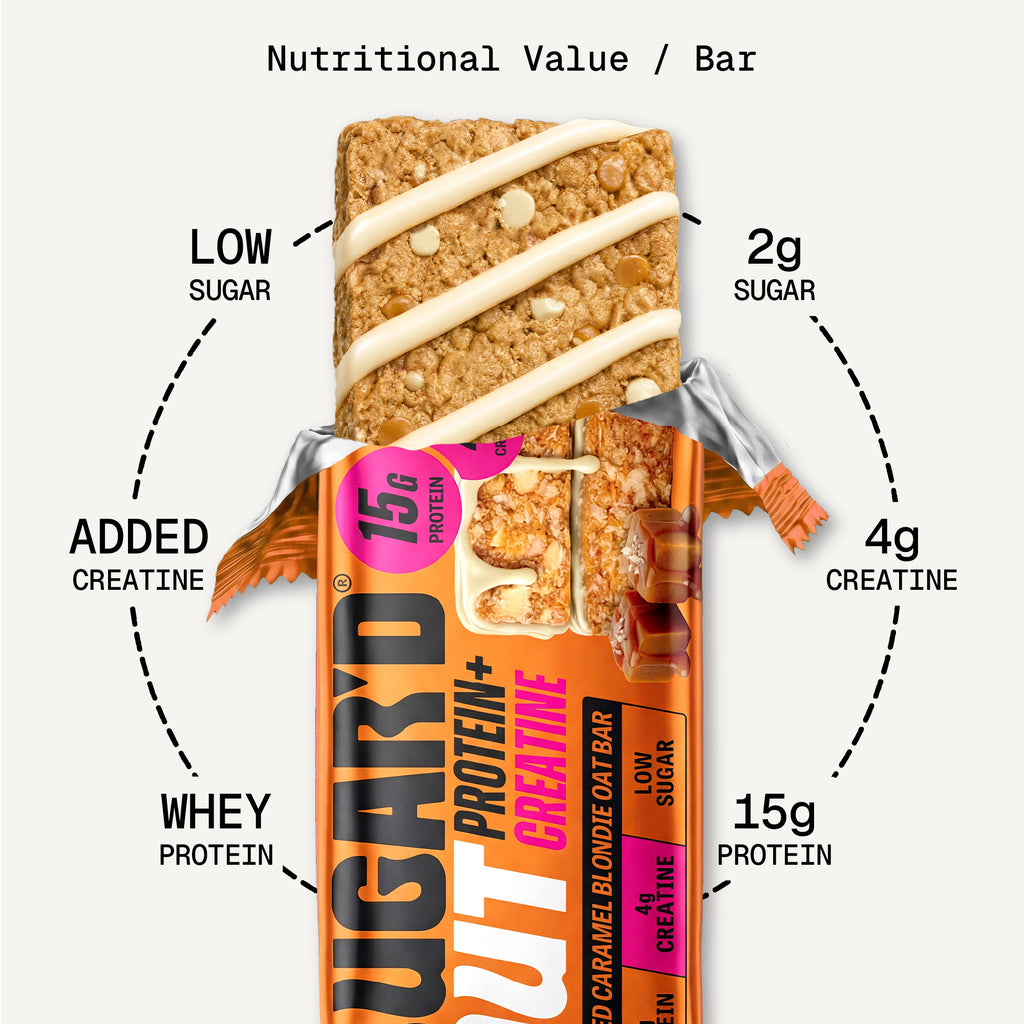 Protein + Creatine Flapjacks Mixed Variety Pack (6x68g) FREE Shaker Bundle