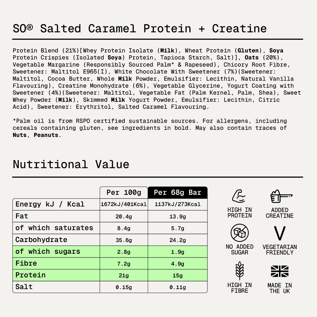 Protein + Creatine Flapjacks Mixed Variety Pack (6x68g) FREE Shaker Bundle