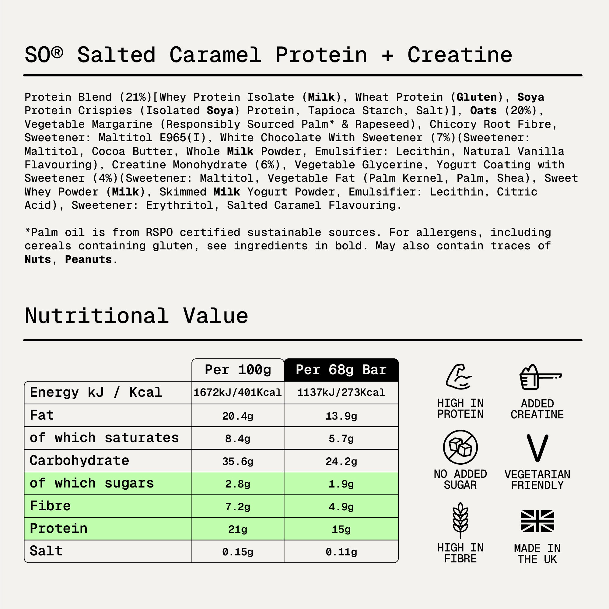 Protein + Creatine Flapjacks Mixed Variety Pack (6x68g) FREE Shaker Bundle