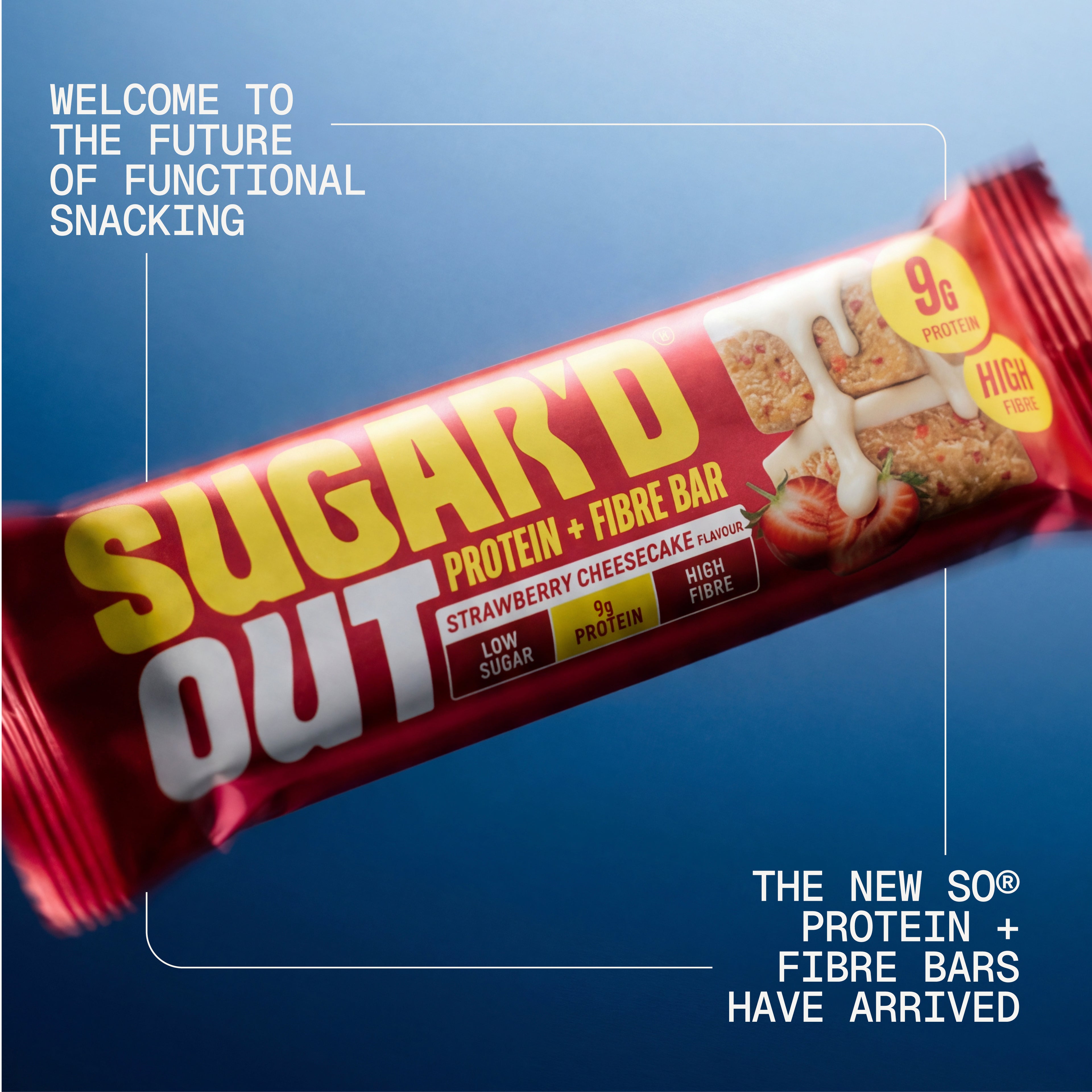 Strawberry Cheesecake Protein + Fibre Oat Bars (15 X 62g)