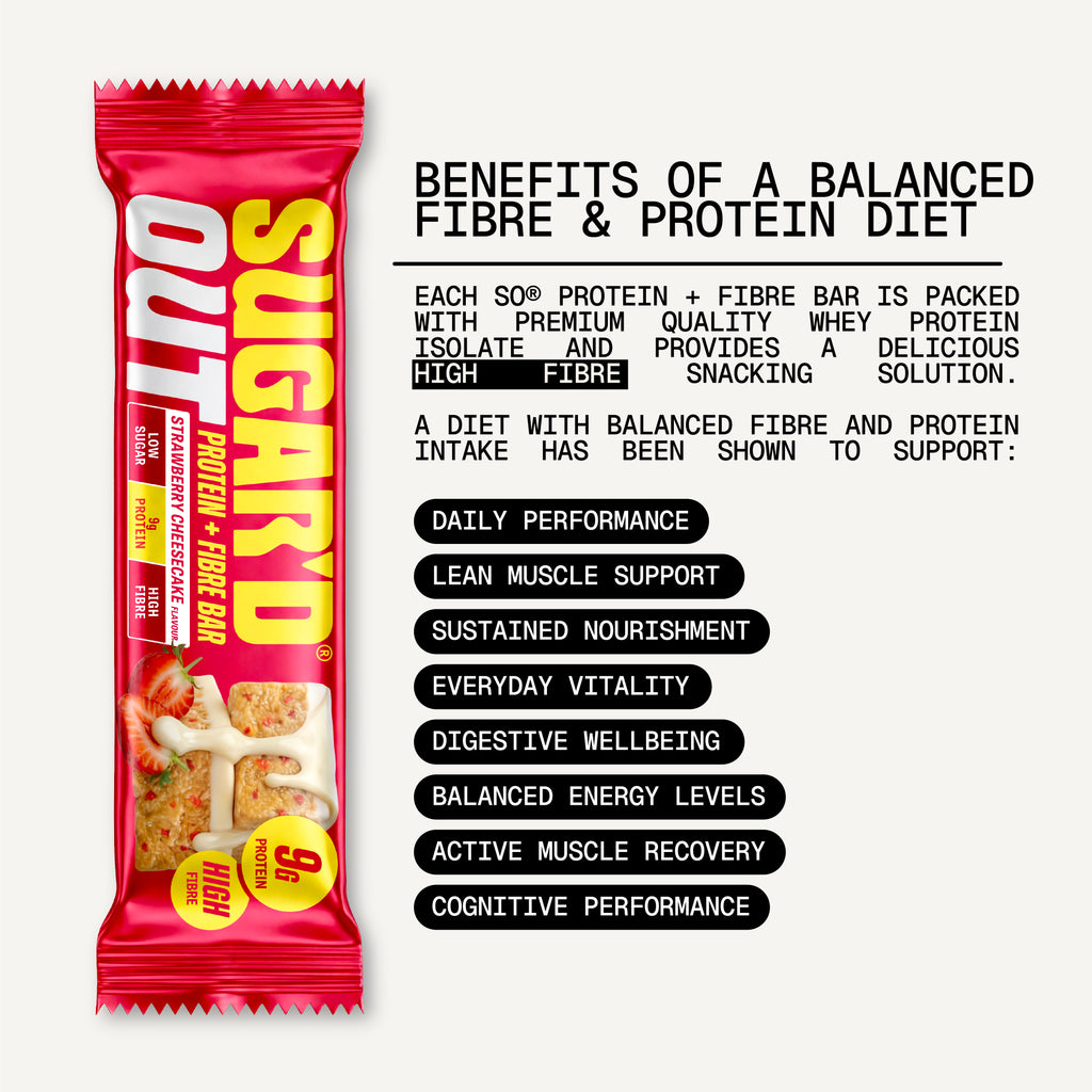 Strawberry Cheesecake Protein + Fibre Oat Bars (15 X 62g)