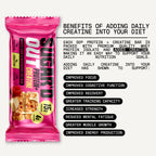 Protein + Creatine Flapjacks Mixed Variety Pack (6x68g) FREE Shaker Bundle