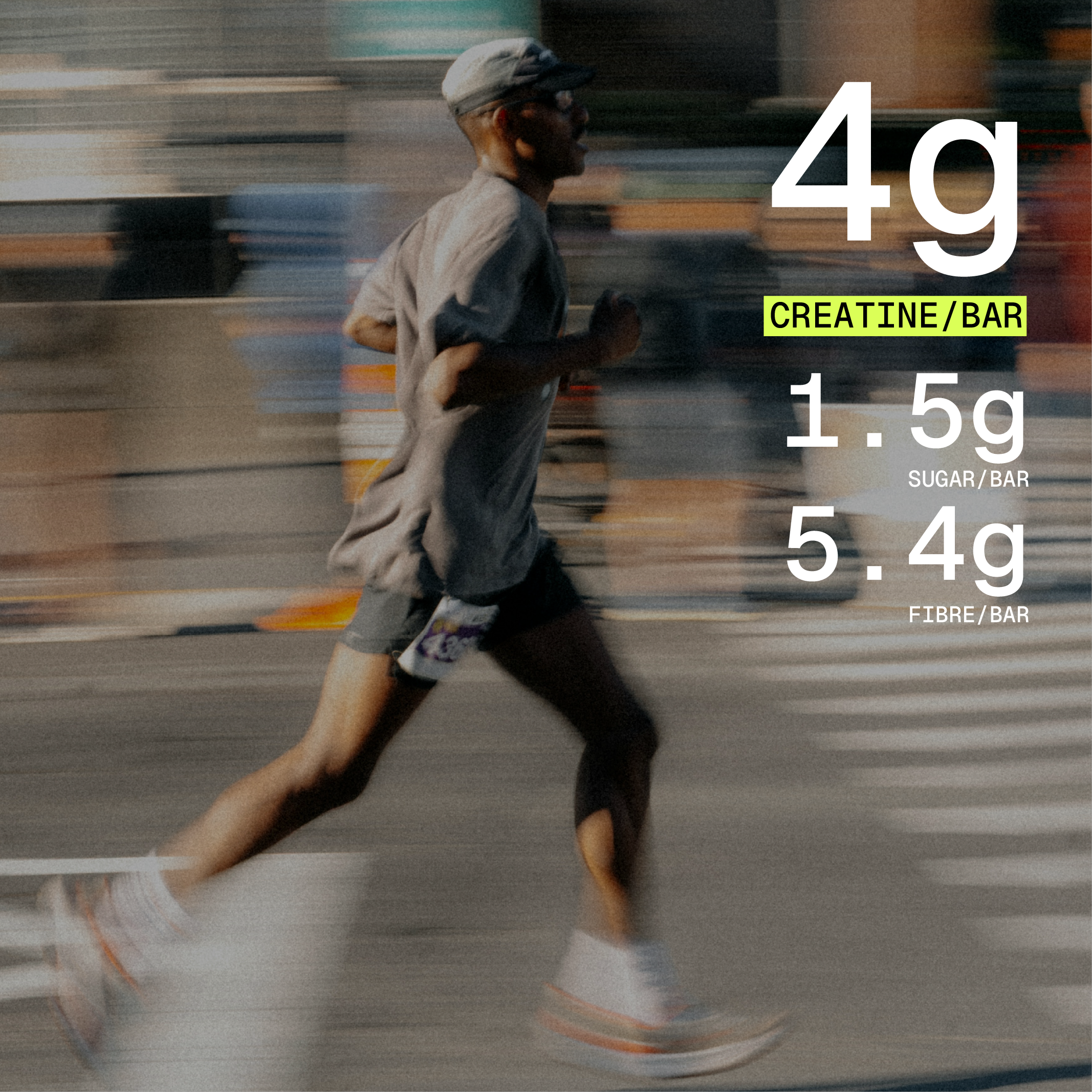 Cookie Dough Protein + Creatine Oat Bar (12 x 68g)