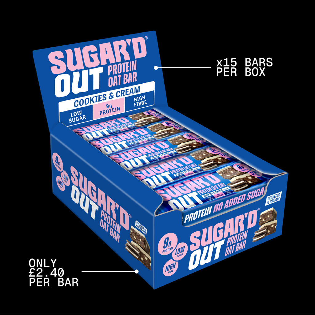 Cookies & Cream Protein + Fibre Oat Bar (15 x 62g)