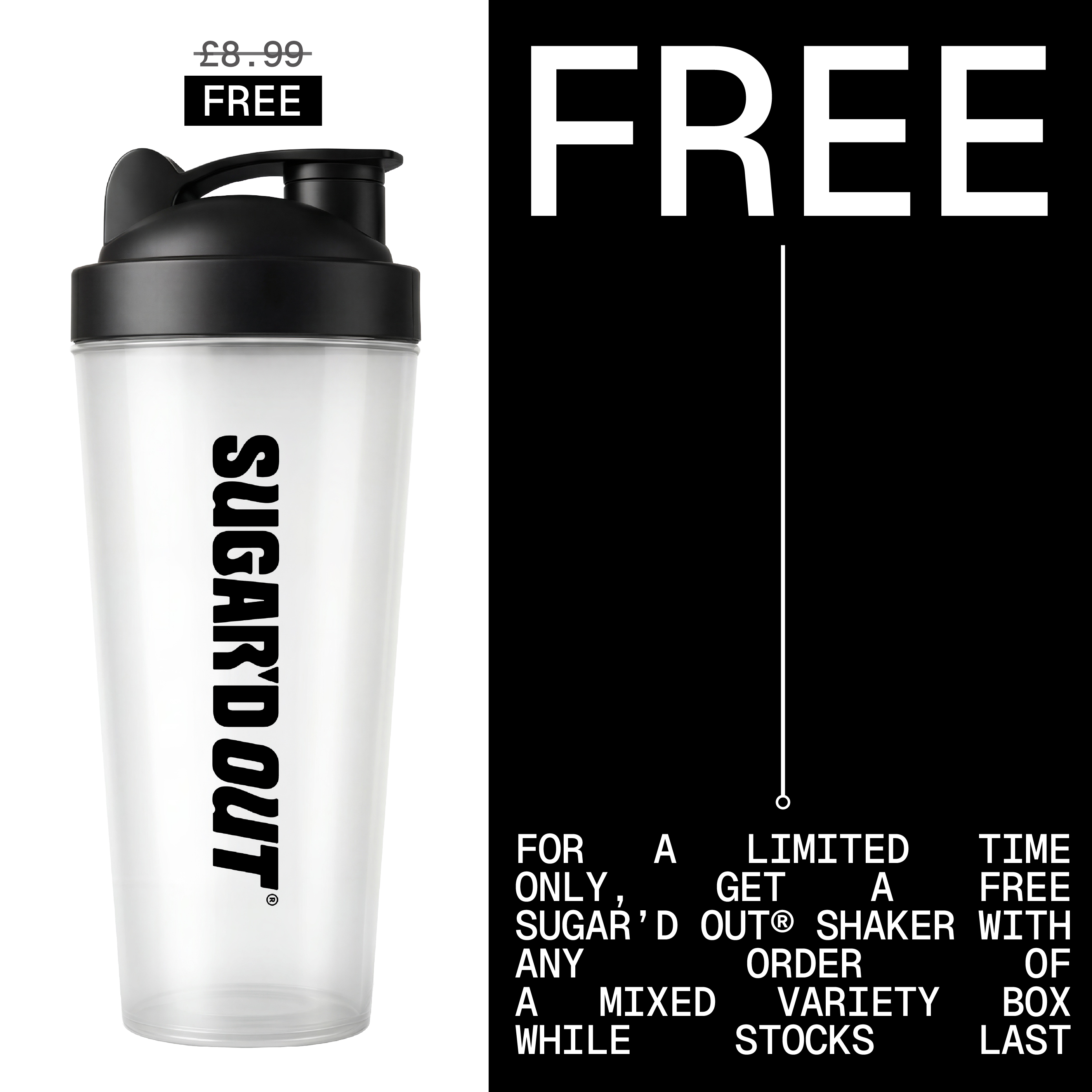 Protein + Creatine Flapjacks Mixed Variety Pack (6x68g) FREE Shaker Bundle