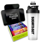 Protein + Fibre Flapjacks Mixed Variety Pack (6x62g) FREE Shaker Bundle