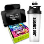 Full Range Mixed Bundle Functional Flapjacks Mixed Variety Pack (3x62g & 3x68g) FREE Shaker Bundle