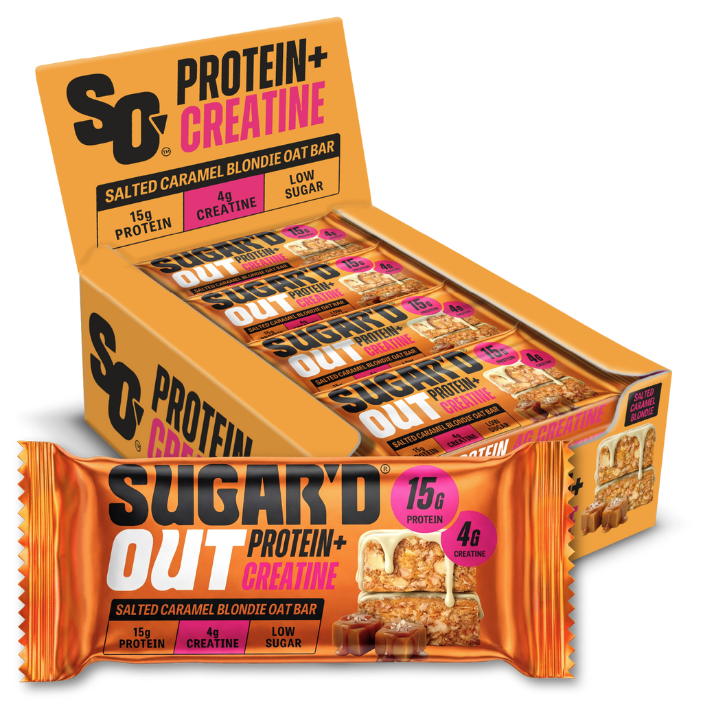 Salted Caramel Blondie Protein + Creatine Oat Bar (12 x 68g)