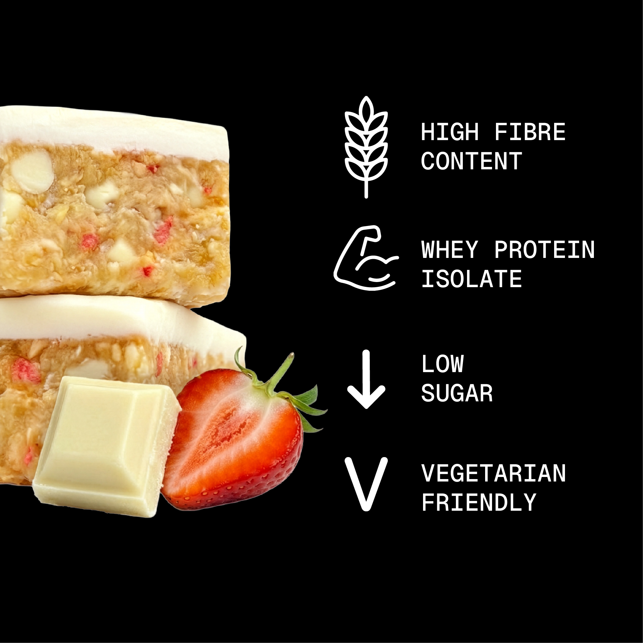Strawberry Cheesecake Protein + Fibre Oat Bars (15 X 62g)